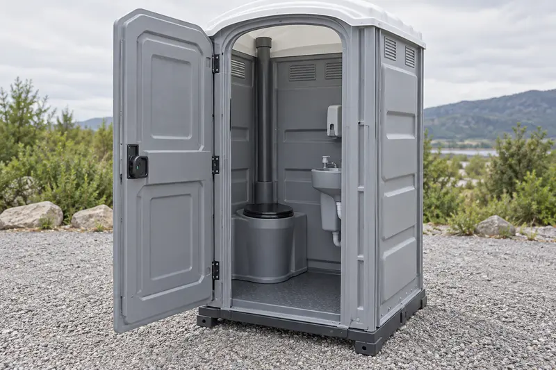 Upgraded toilet cabin and fittings